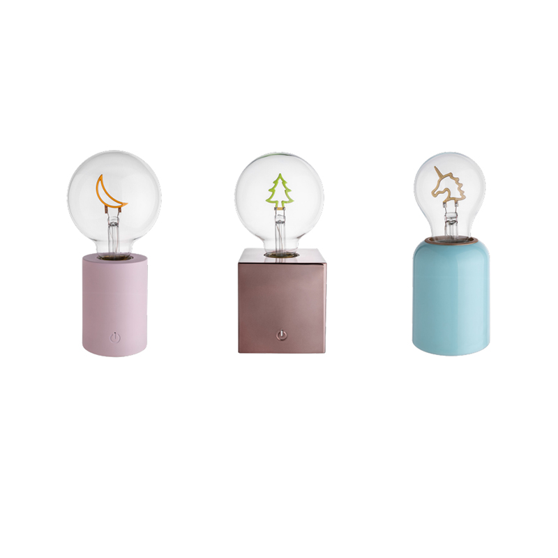 Ukrasna baza stolne svjetiljke (tisak plastike / prijenosa vode)